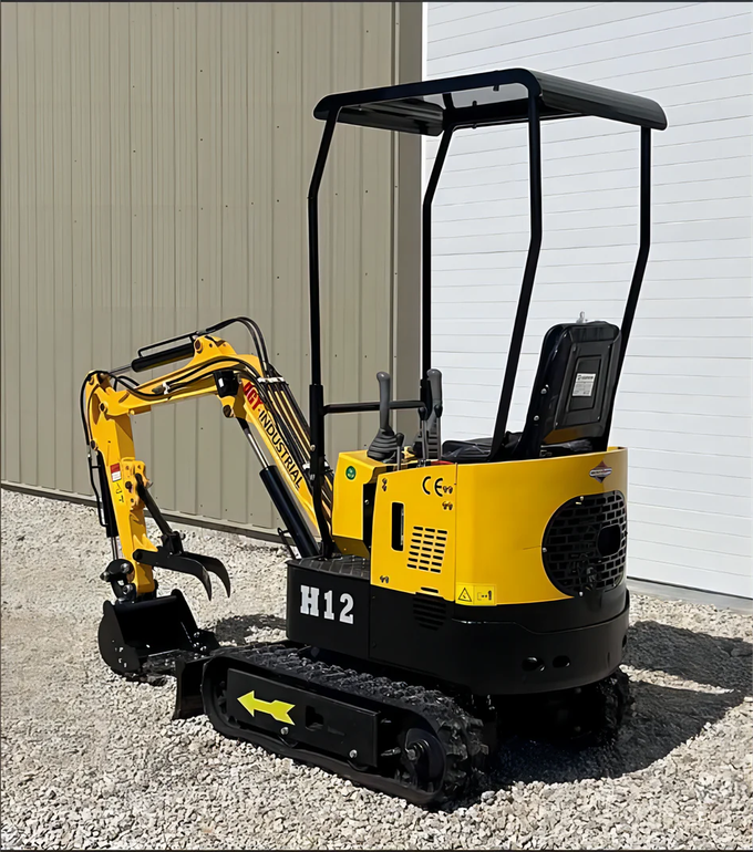 13.5HP, 1 ton B&S Engine Mini Compact Excavator Micro Crawler Digger | AGT-H12